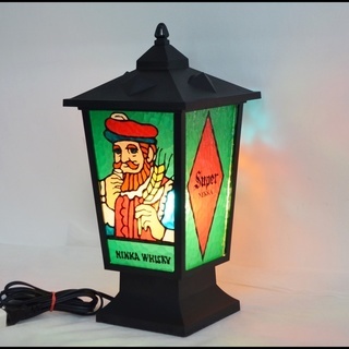 NIKKA ニッカウヰスキー ステンドグラス ステンドランタン ランプ