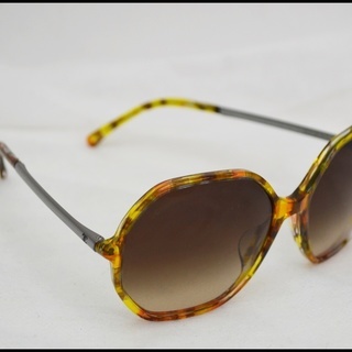 未使用 シャネル サングラス 5345-A レディース CC ココマーク グラデーション マーブル オクタゴン 茶 CHANEL