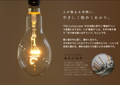 値下げしました！【中古・美品】使用期間半年☆Floyd Fish Luring Lamp Lサイズ★照明にインテリアに！