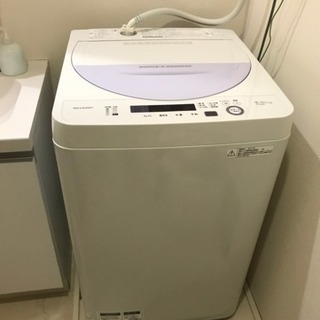 シャープ 全自動洗濯機（2016年製）