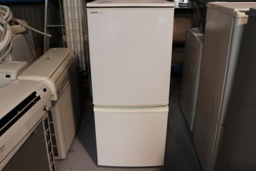 【ネット限定】 シャープ冷蔵庫2ドアSJ-714-W一人暮らし中古品 冷蔵庫