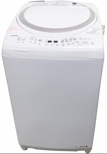 東芝 タテ型洗濯乾燥機 グランホワイト AW-8V5(W)