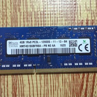 hynix 4GB ノートパソコン用メモリ PC3L-12800...