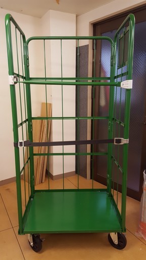 カゴ台車　簡易移動棚