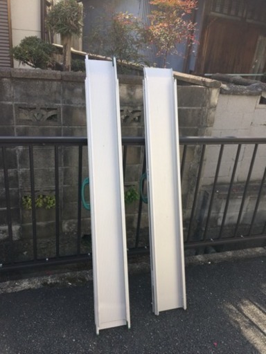 介護 車椅子伸縮式アルミスロープ  168〜300㎝  定価150000円程