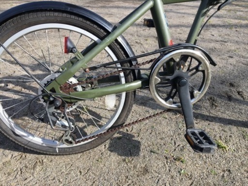 折りたたみ自転車 オリーブグリーン Jeep 折りたたみ自転車 オリーブ