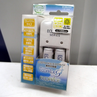 札幌 新品 オーム電機 充電池 充電器 エコプライドS BT-J...