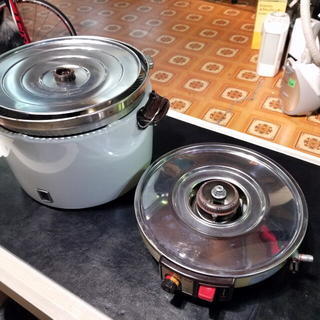 パロマ LP ガス 炊飯器 PR-400F 2.2升炊き 4.0L 火力調節付 業務