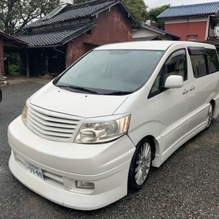 【取引中】10系アルファード エアロ割れ 車検無し