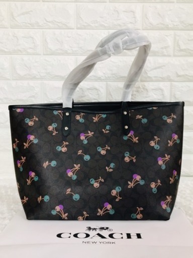 いいスタイル Coach コーチ トート チェリー柄 さくらんぼ リバーシブル トートバッグ Www Reinnec Cl