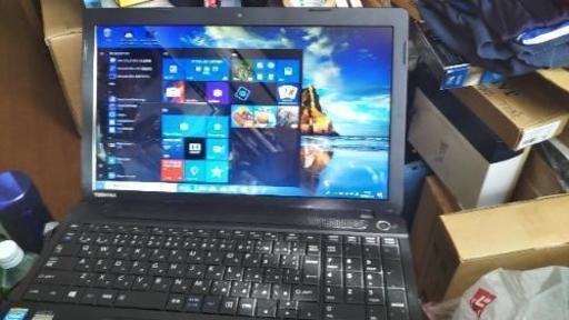 【完売御礼】大容量 東芝ベーシックノート 15.6インチ光沢液晶 使える！Win10