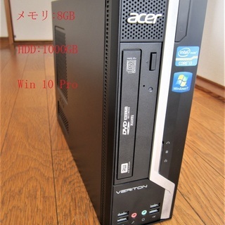 【中古動作品】☆Acer X4610　Core i3 8G 1T...