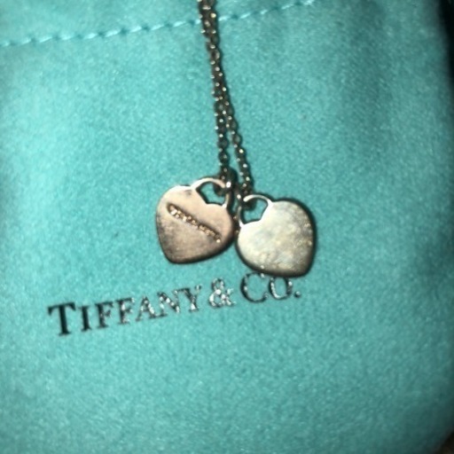 Tiffany ティファニー ダブルハート ネックレス