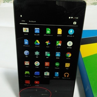 Nexus7 2013  16GB　ジャンク品（画面破損）