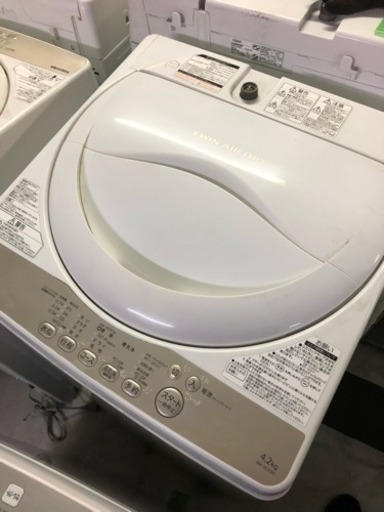 TOSHIBA 2016年製 4.2kg 洗濯機 AW-4S3