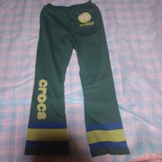 新品 CROCS 長ズボン サイズ130 緑