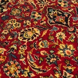 ペルシャ絨毯 ウール&シルク カシャン産 手織り 225×140cm