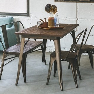 【セット料金】NOCEヴィンテージ風ダイニングセット / ４人掛け / 元値85,926円【美品】