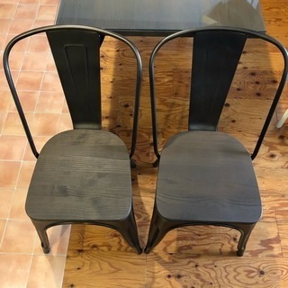 【セット料金】NOCEヴィンテージ風ダイニングセット / ４人掛け / 元値85,926円【美品】