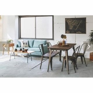 【セット料金】NOCEヴィンテージ風ダイニングセット / ４人掛け / 元値85,926円【美品】