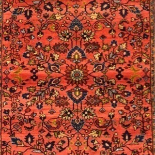 リリアン産 ペルシャ絨毯 202×132cm