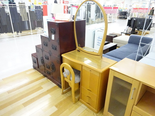 樋口家具ナチュラル1面ドレッサー トレファク岸和田 トレファク岸和田店 春木の家具の中古あげます 譲ります ジモティーで不用品の処分