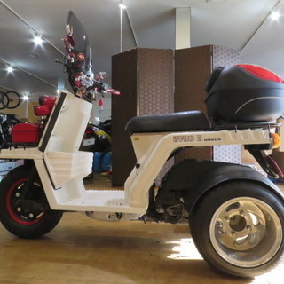 HONDA GYRO X TD01 ホンダ ジャイロX 50cc ホワイト エンジン実動 