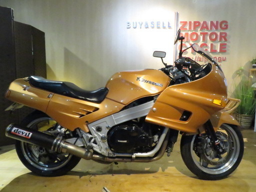 KAWASAKI ZX-10 ZXT00B カワサキ 53475km 1000cc オレンジ 1988年式 エンジン実動! バイク 札幌発