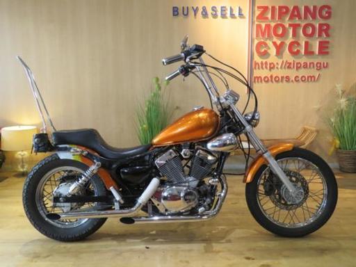 ヤマハ ビラーゴ ＸＶ２５０ 3DM メタリック カスタムペイント コブラシート フルカスタム シャレオツ♪ 札幌発