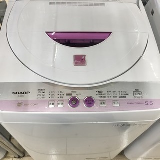 東区 和白 Sharp 5.5kg洗濯機 2011年製 ES-5...