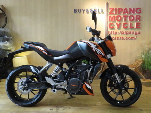 KTM DUKE 200 200DUKE デューク200 200cc オレンジ 走行少ない! 2970km 保険H31.7 エンジン実動! バイク 札幌発
