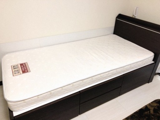 【ニトリ】棚付きチェスト型ベッド(ベルタ3 チェスト40)