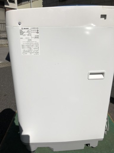 ★【2016年製】シャープ 7kg 全自動洗濯機 ES-GE70R-A【中古】近隣配送無料★