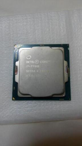 その他 Intel corei7 7700k