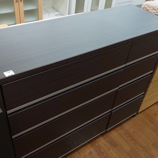 H021n / 美品 ニトリ 4段チェスト FLAVIA/フラビア 全段フルスライドレール引き出し/ローチェスト【W-126/D-42.5/H-97】 壁付きチェスト ピーディーシーヴォ 5段(ホワイト) | ニトリネット