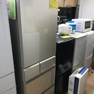 ナノイー＆エコナビ搭載17年製美品 NR-E413PV 5ドア冷蔵庫節電モデル 