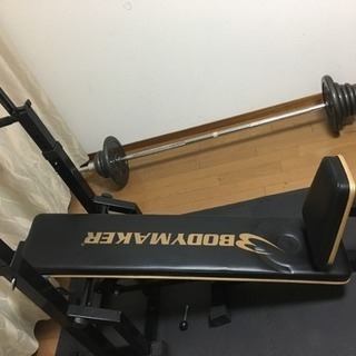 【終了】ベンチプレス バーベル 50kgセット おまけ付き 筋トレ 配送可能