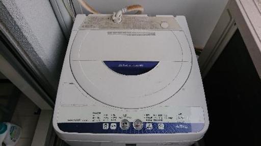 シャープ 洗濯機 ES-G4E2 2015年製