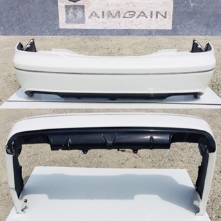 30/31 セルシオ後期 エイムゲイン AIMGAIN 純VIP リアバンパー B type 4本出し