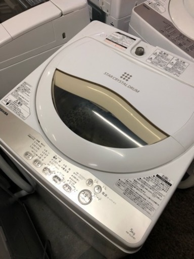 TOSHIBA 2016年製 5.0kg 洗濯機 AW-5G3
