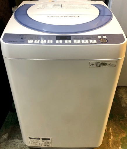 【送料無料・設置無料サービス有り】洗濯機 2016年製 SHARP\tES-T708-A 中古