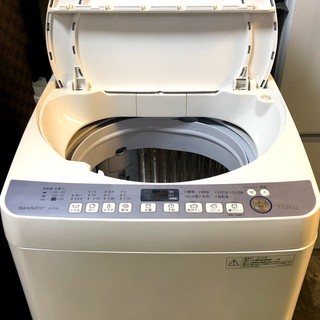玄関前！送料無料★SHARP 7kg 洗濯機【ES-T708-A】 玄関前！送料無料☆SHARP 7kg 洗濯機【ES-T708-A】 Amazon | ES-T708-