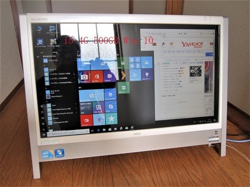 【中古ジャンク動作品】☆美品NEC　VN770/W（Corei5　M430　4G　500GB　ブルーレイ　デスクトップ　一体型）