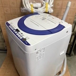 シャープ SHARP 全自動洗濯機 大容量7.0kg ES-T707-A 2015年製 【公式 