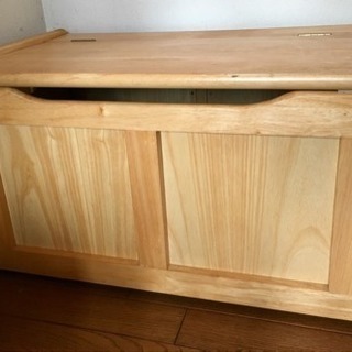 【美品】KATOJI 木製ベンチ収納