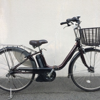 地域限定 ヤマハ パス ナチュラ 新基準 子供乗せ 8,9AH 茶 アシスタ