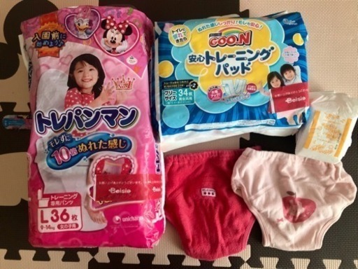 トレパンマン トイレトレーニングパッド トレーニングパンツ おみっち 東陽町のベビー用品 おむつ トイレ用品 の中古あげます 譲ります ジモティーで不用品の処分