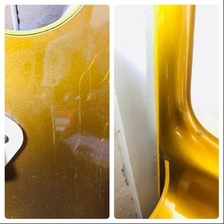 値段下げました！ギブソン USA フルアコ ゴールド色 90年製 ヴィンテージ復刻モデル ピックガード欠品