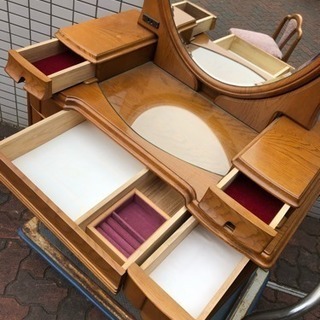 ドレッサー 鏡台 椅子セット 有料配達可能