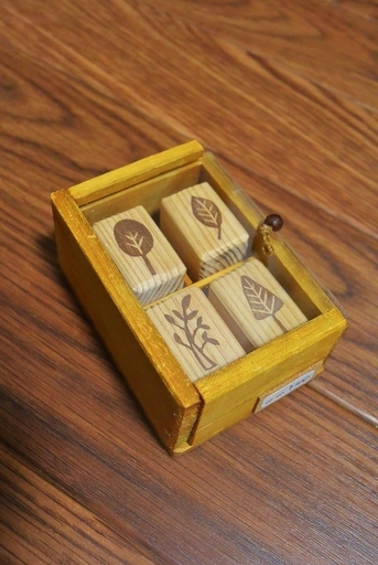 手作り 消しゴムはんこ 木箱入りセット 4種類 居士 宮田のその他の中古あげます 譲ります ジモティーで不用品の処分